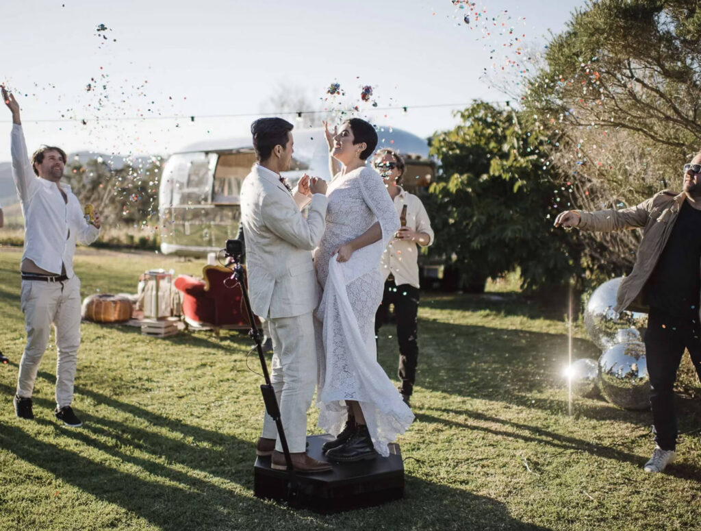 stilvolle fotobox vermietung le booth schweiz